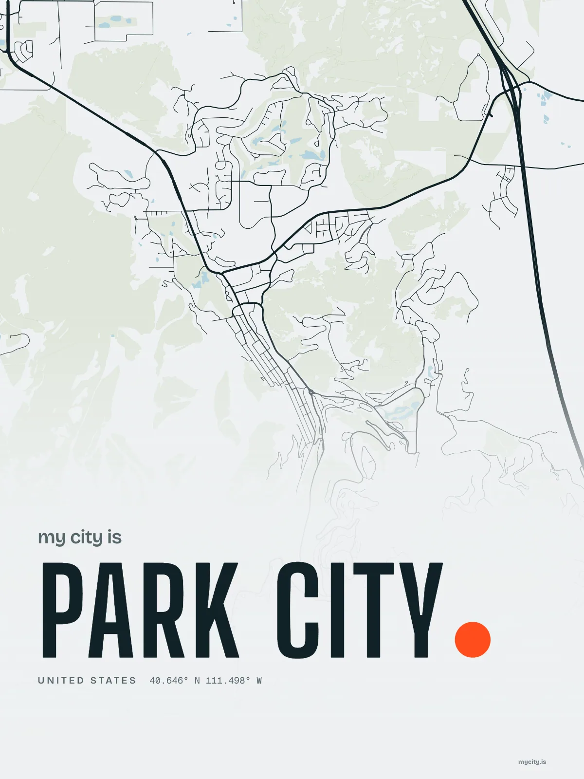 Park City, Ink map