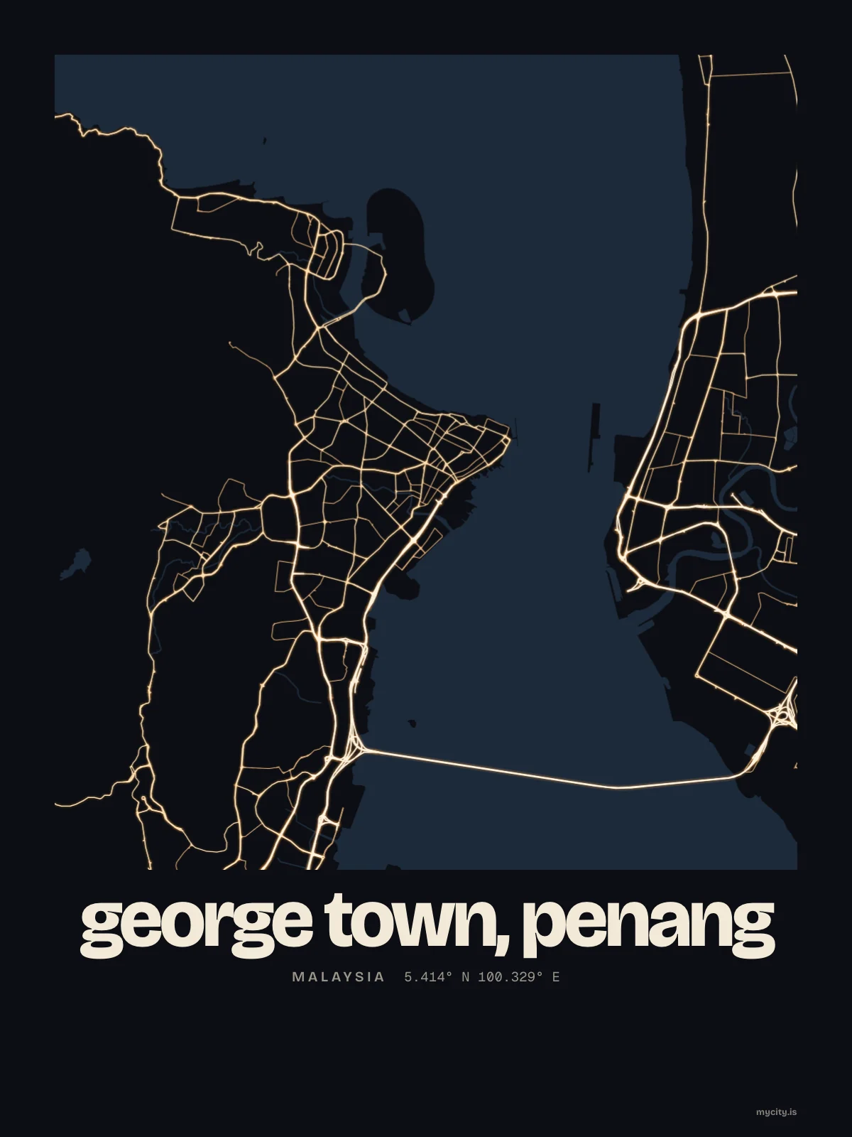 Penang, Night Shift map