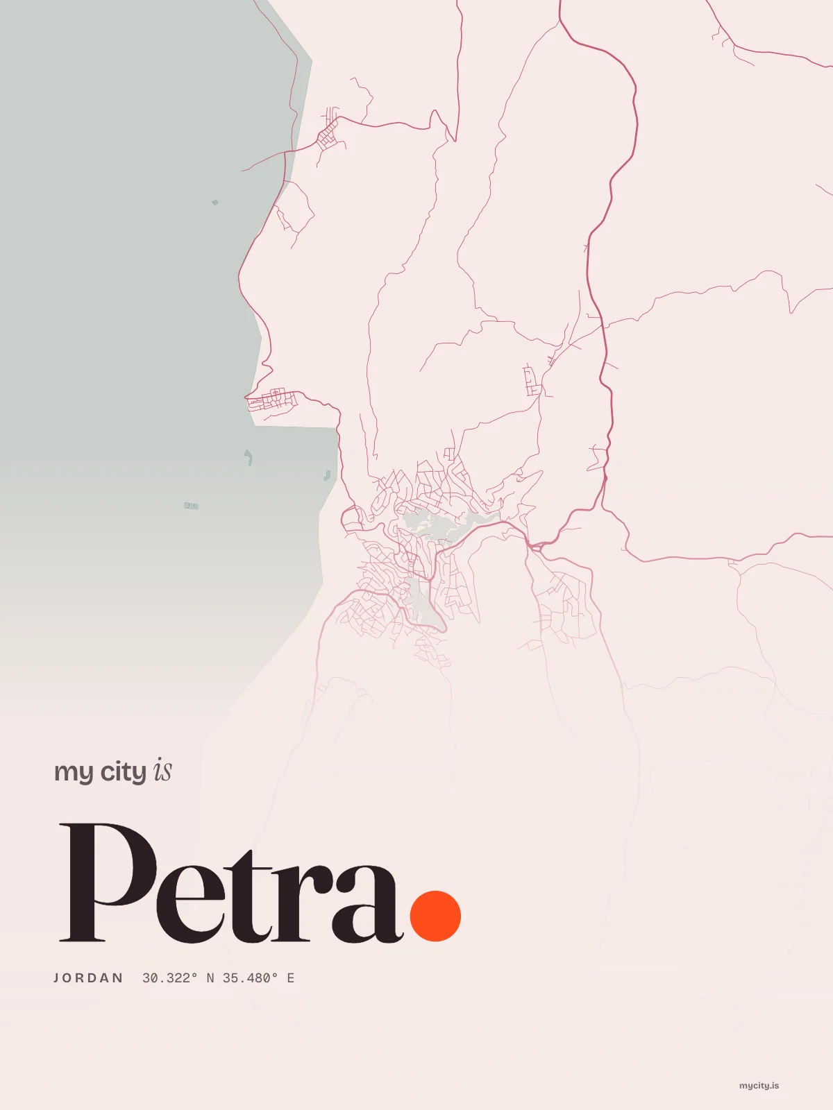 Petra, Riso map