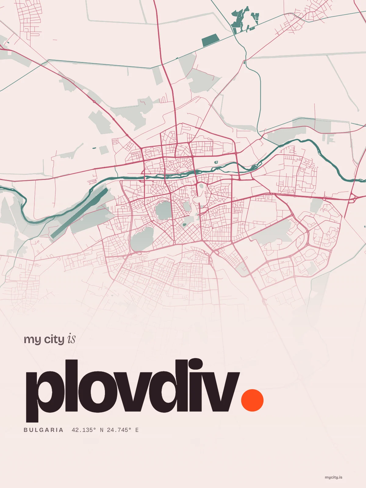 Plovdiv, Riso map