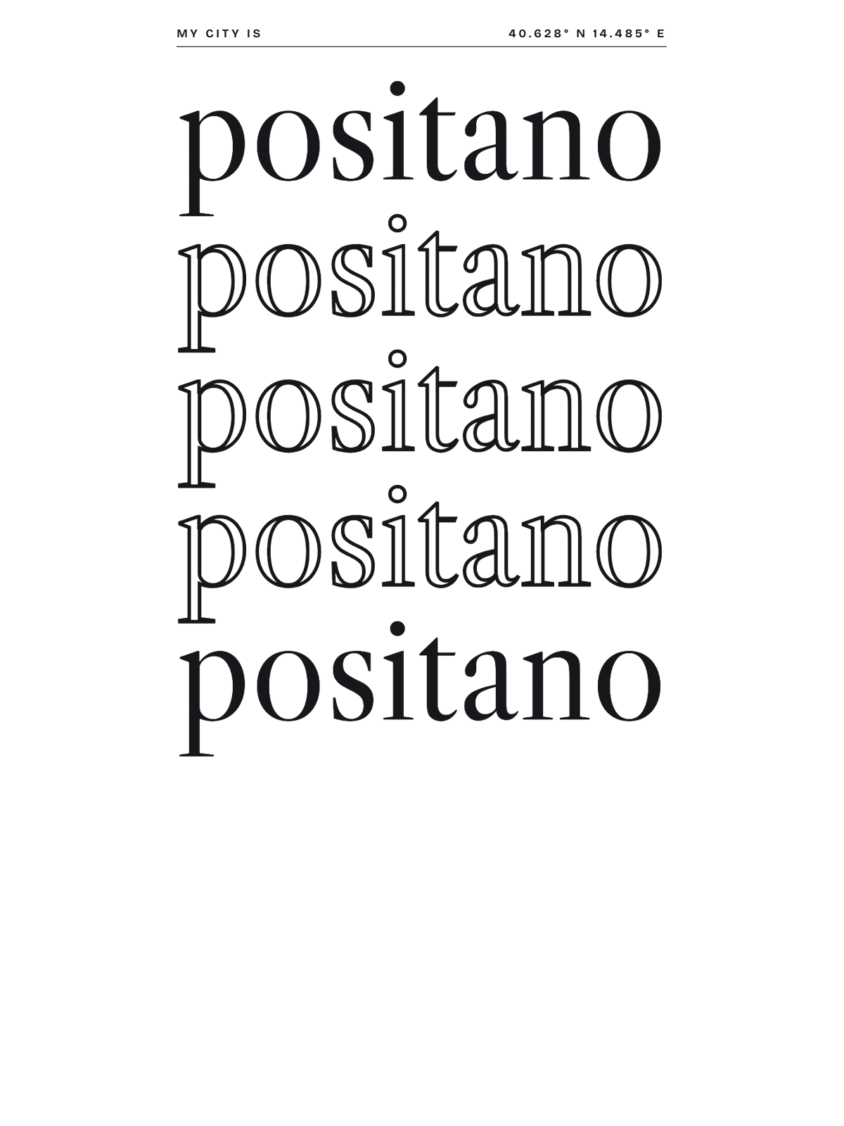 Positano, Index: Stack