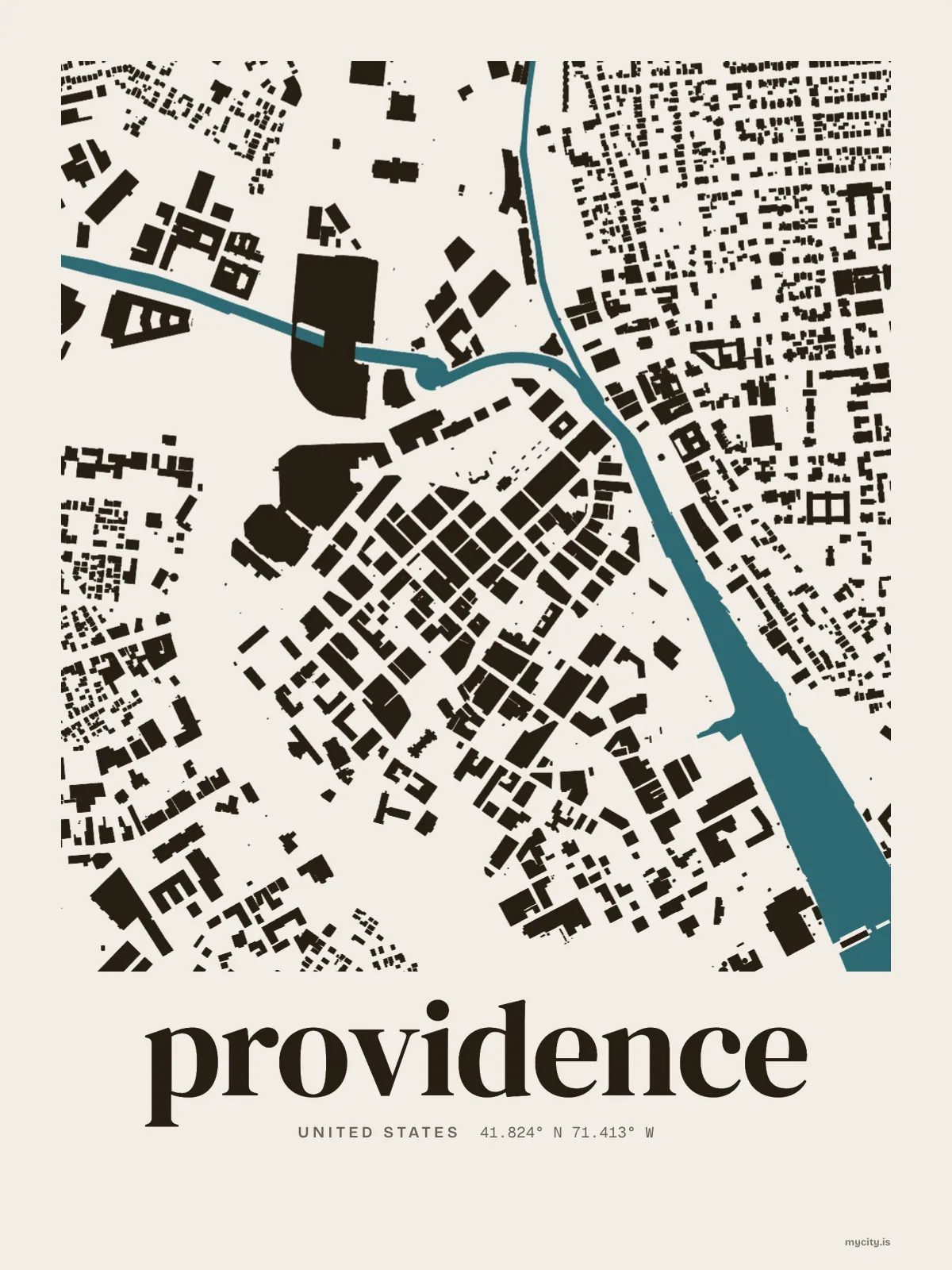 Providence, Figure Ground map