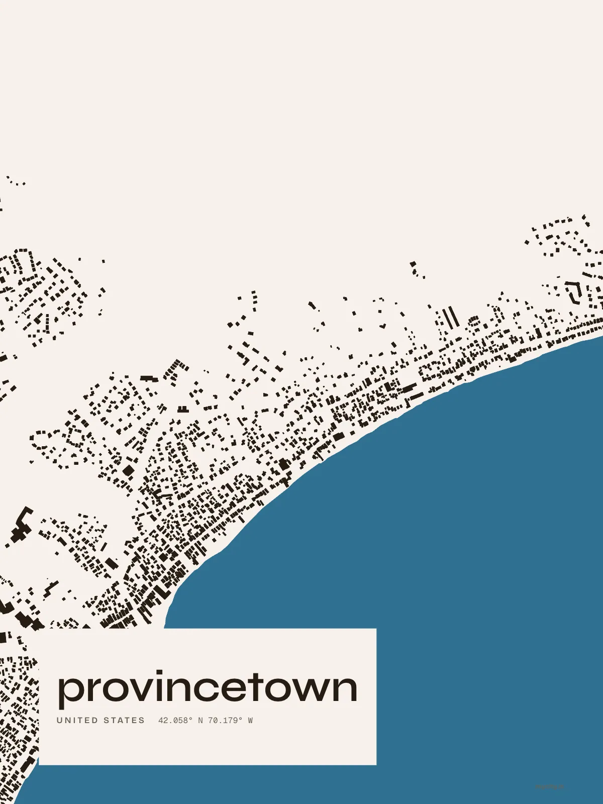 Provincetown map print