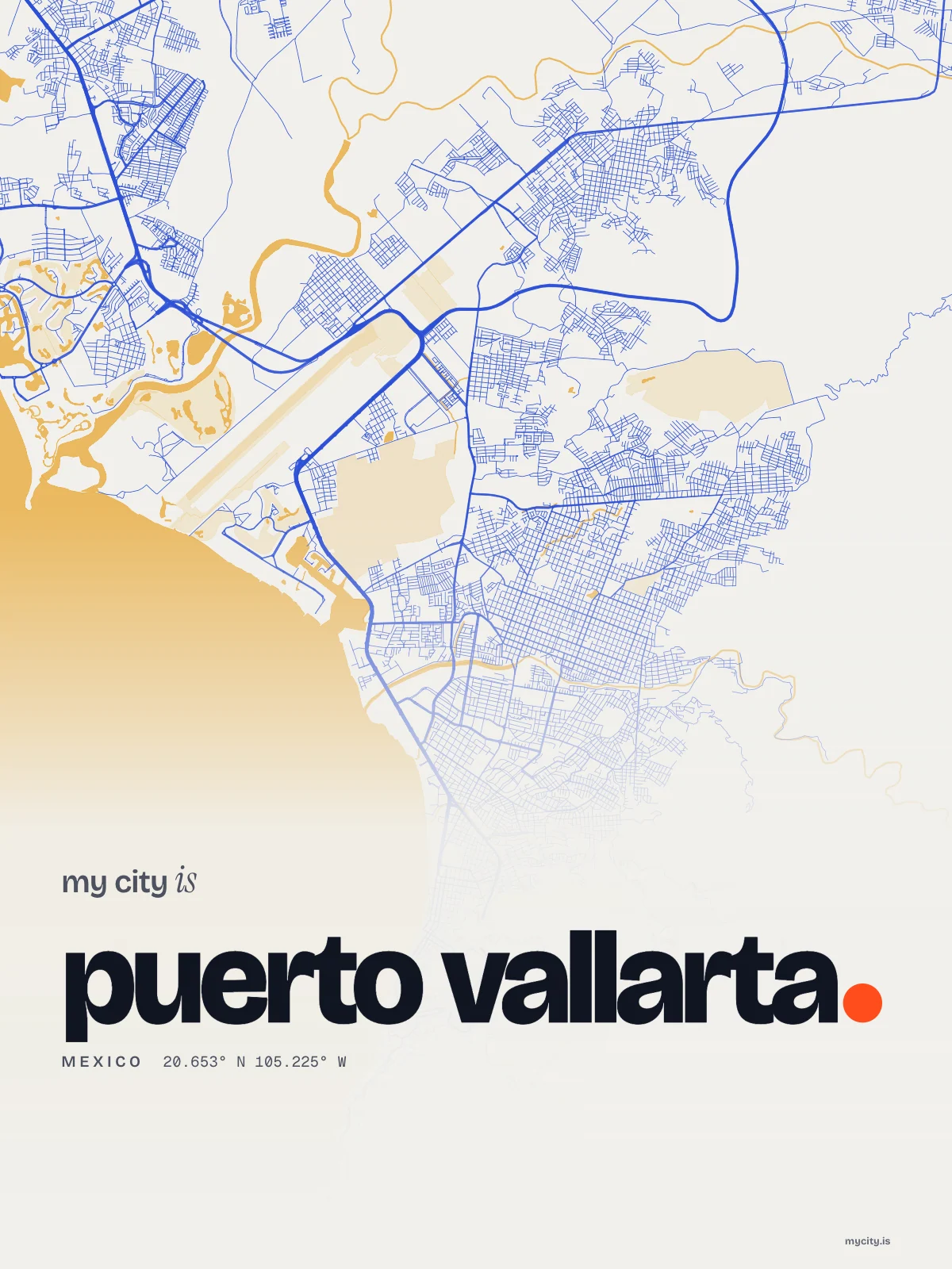 Puerto Vallarta, Riso map