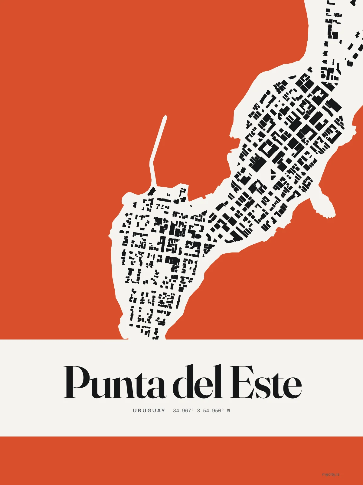 Punta del Este, Figure Ground map