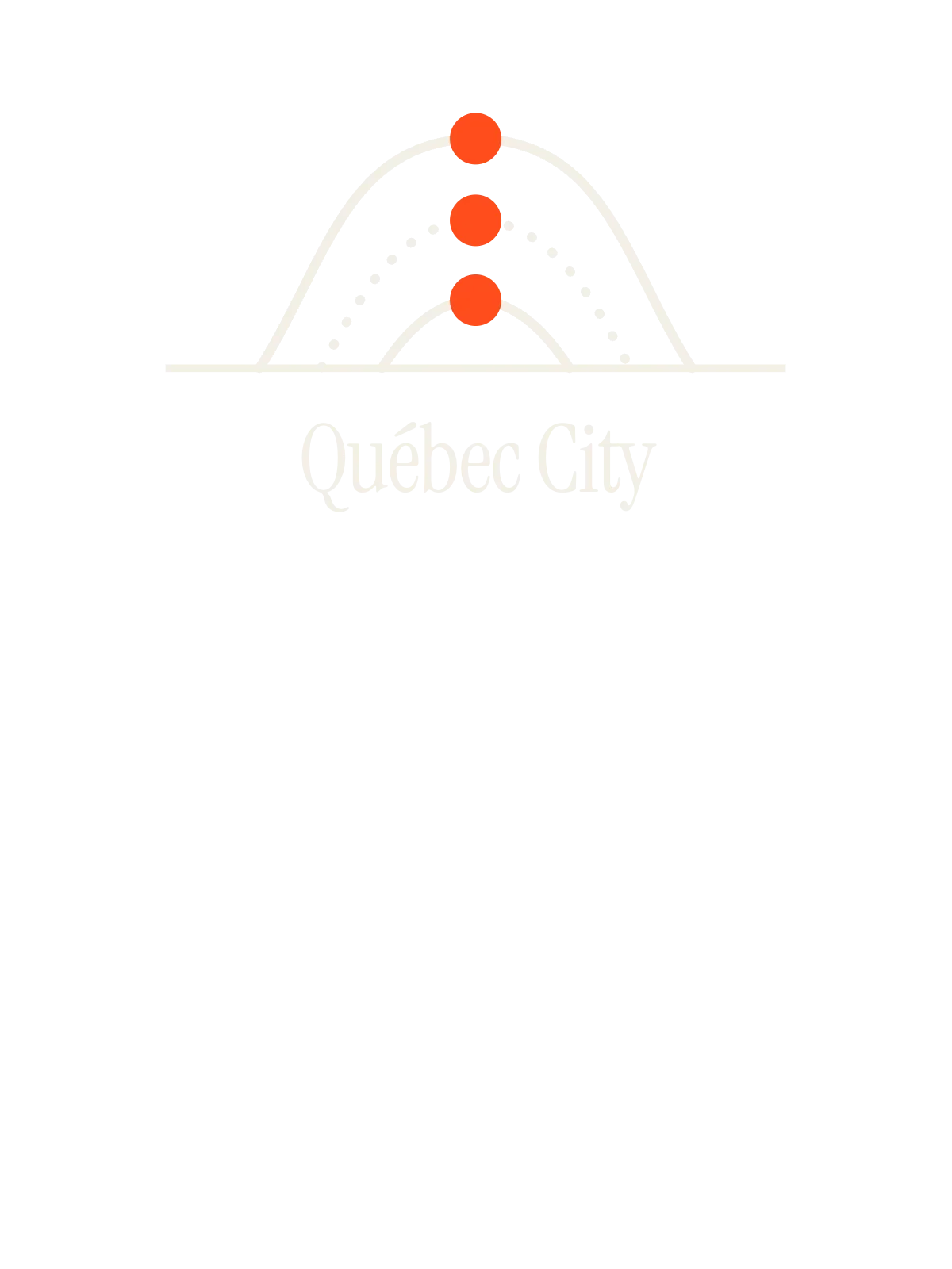 Québec City, Sun Path: Three Arcs