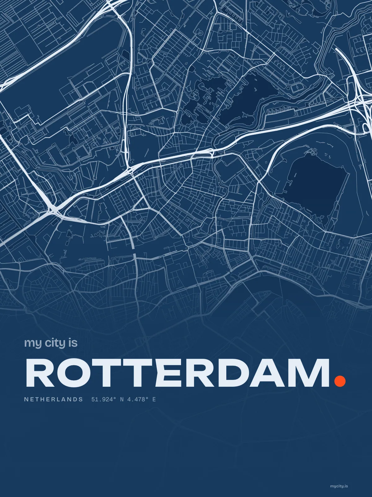 Rotterdam, Blueprint map