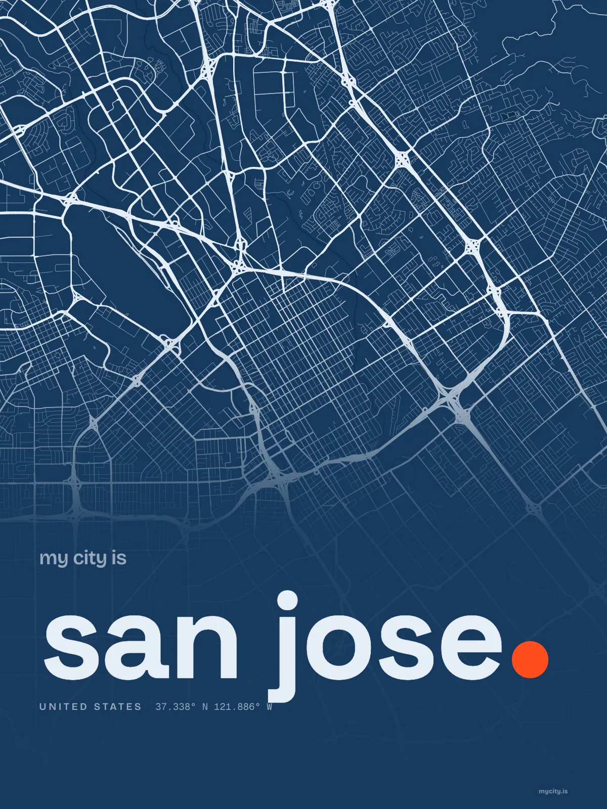 San Jose, Blueprint map