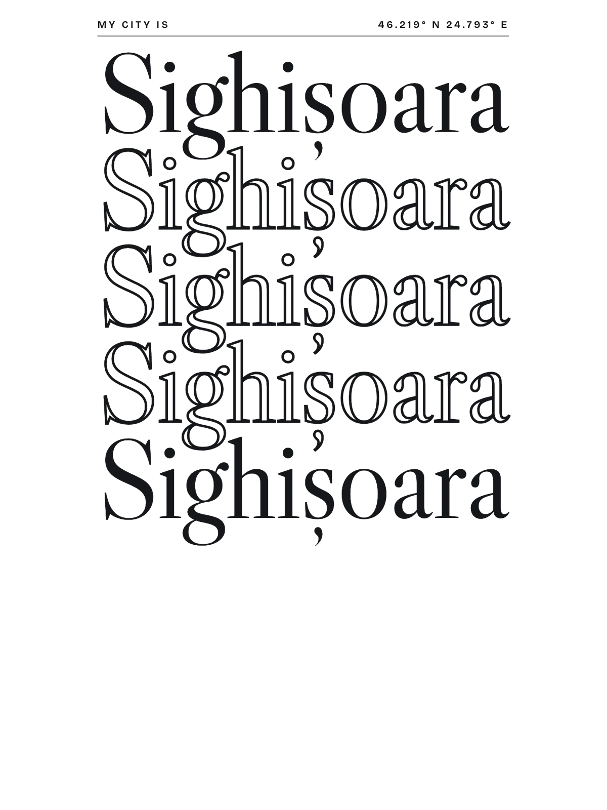 Sighișoara, Index: Stack