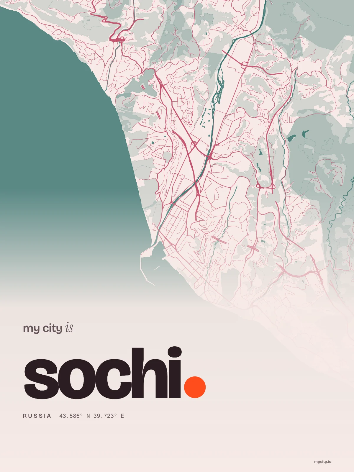 Sochi, Riso map