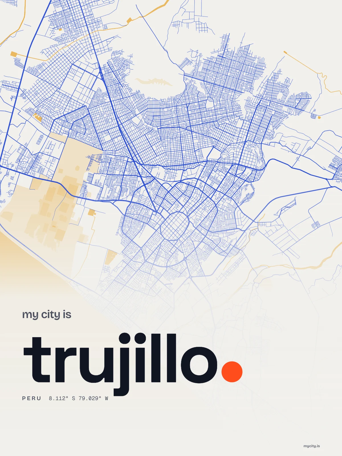 Trujillo, Riso map