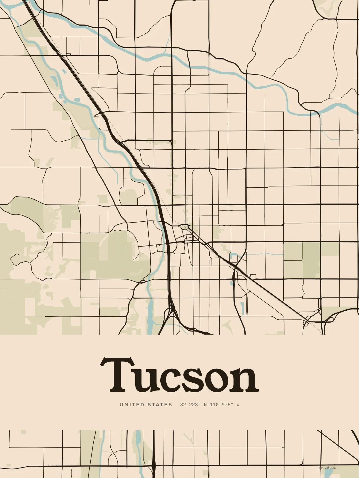 Tucson, Ink map