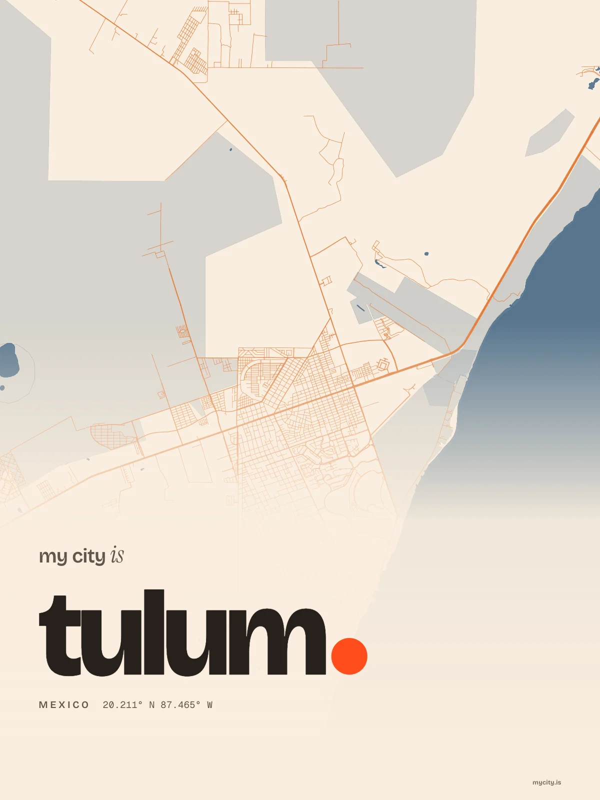 Tulum, Riso map