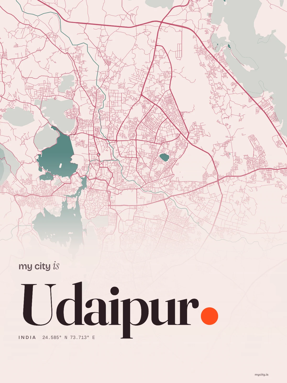 Udaipur, Riso map