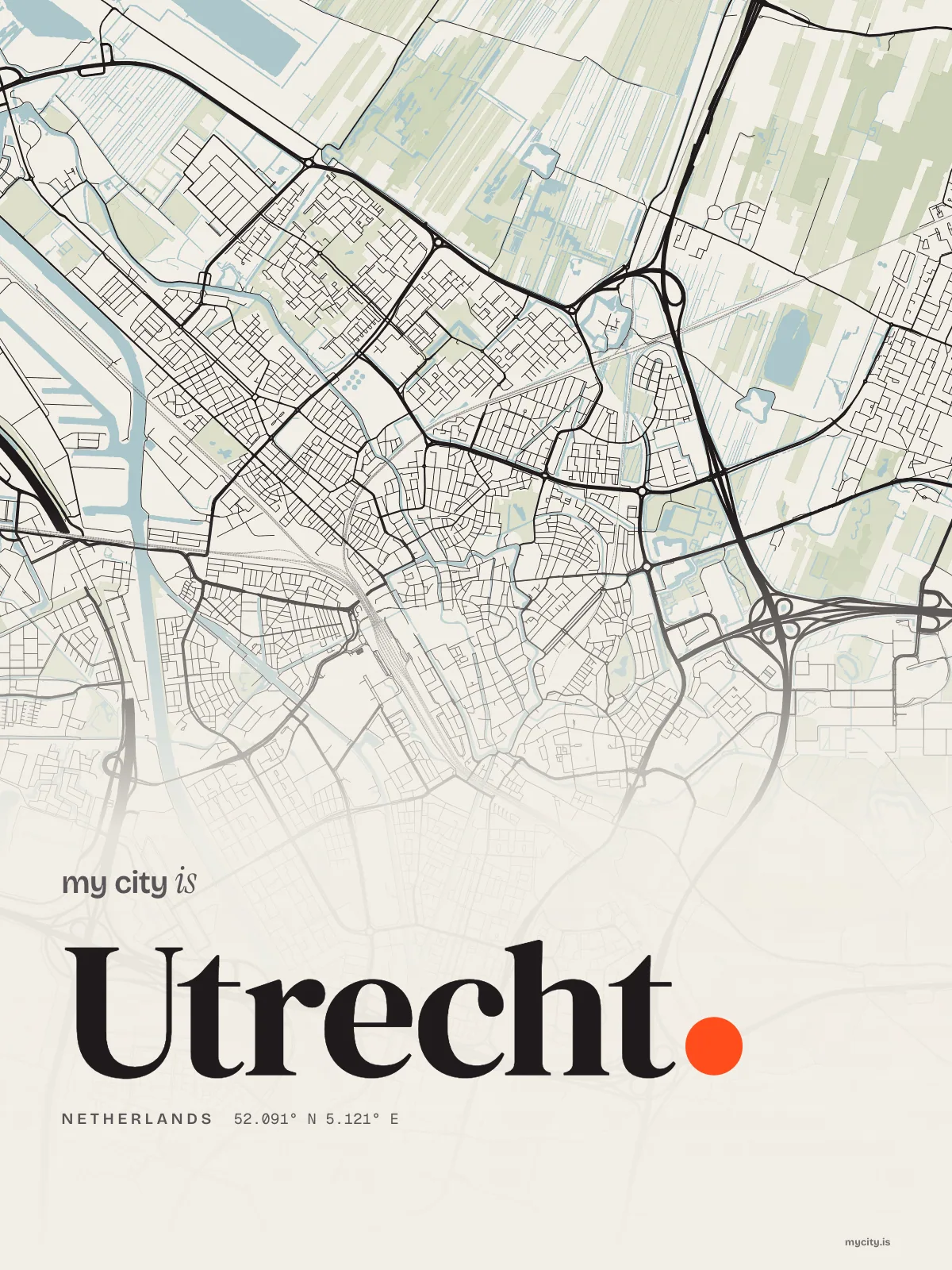 Utrecht, Ink map