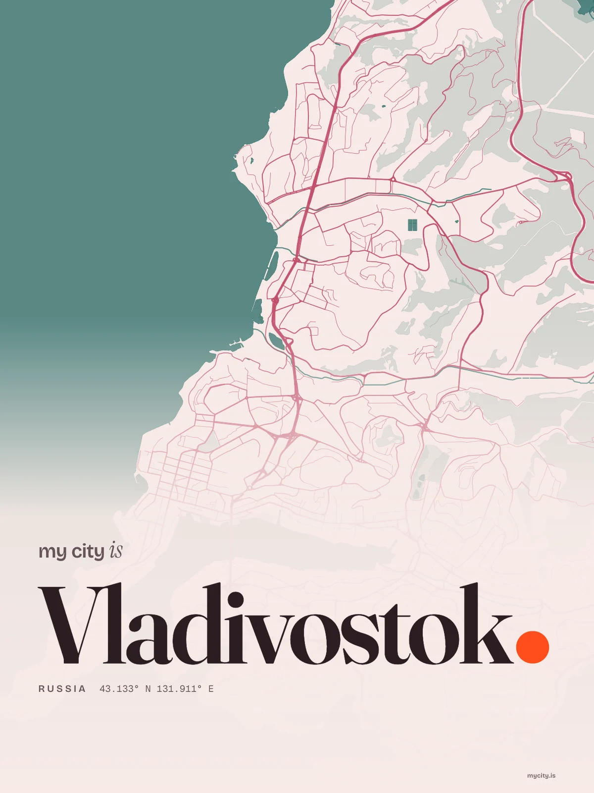 Vladivostok, Riso map