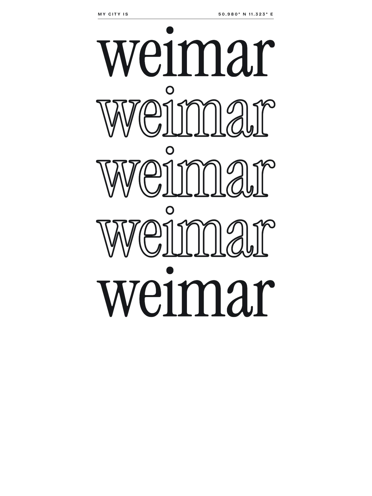 Weimar, Index: Stack