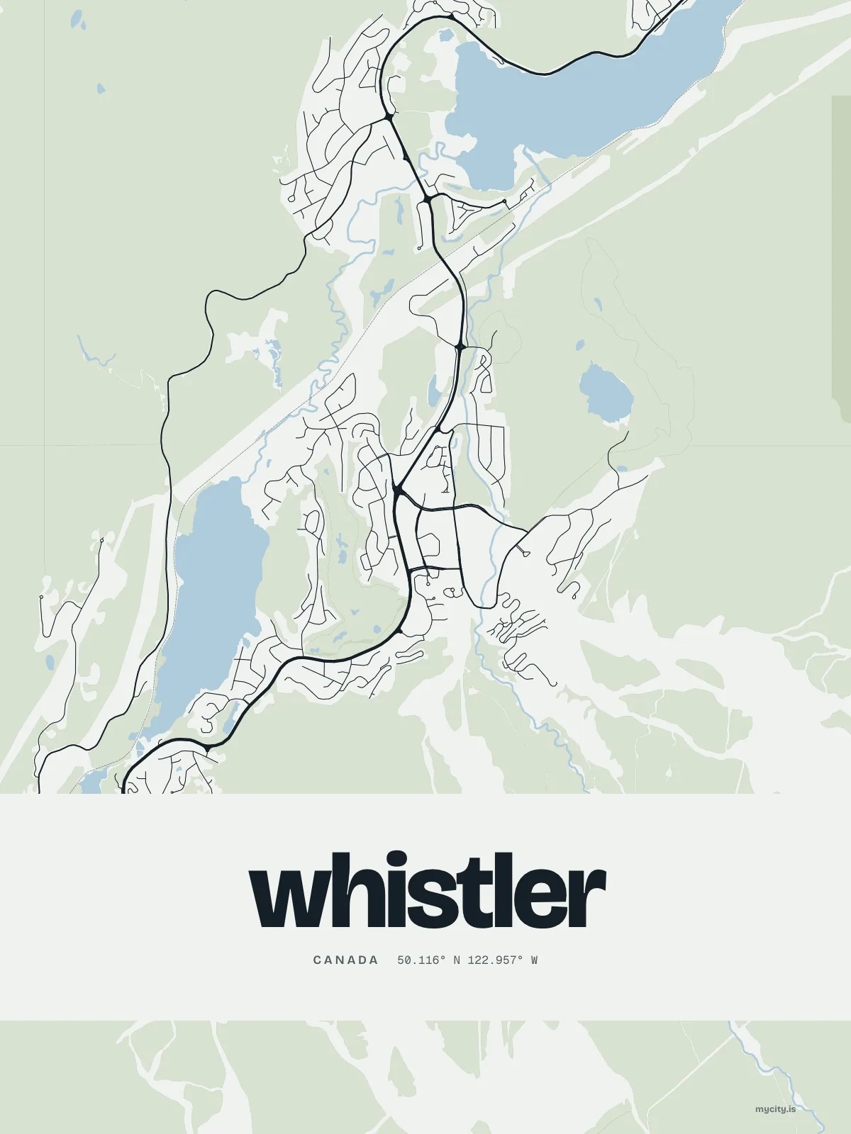 Whistler, Ink map