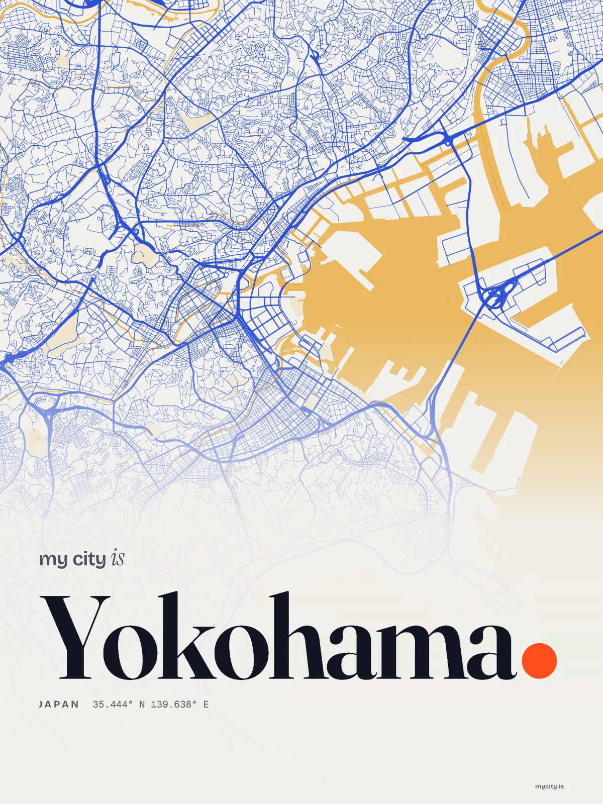 Yokohama, Riso map